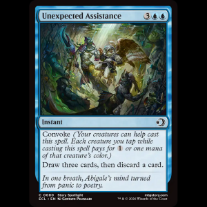 MTG Unexpected Assistance Lorwyn Eclipsed ecl#80