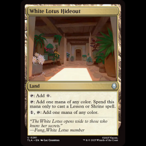 MTG White Lotus Hideout Avatar: The Last Airbender tla#281