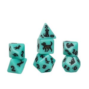 Dados Sirius Dice Animal Seaform Shepherd Set D7 D&D