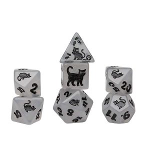 Dados Sirius Dice Animal Shimmerpaw Set D7 D&D