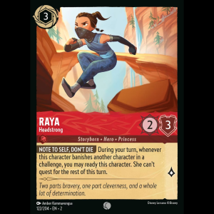 Lorcana Raya - Headstrong - Rise of the Floodborn 2#122