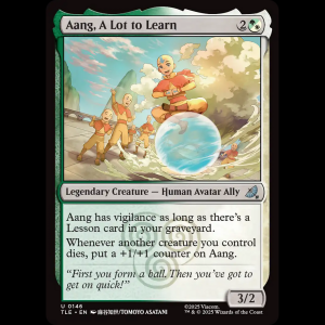 MTG Aang, A Lot to Learn Avatar: The Last Airbender Eternal tle#146