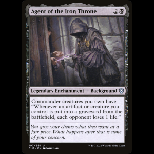 MTG Agent of the Iron Throne Commander Legends: Battle for Baldur's Gate clb#107