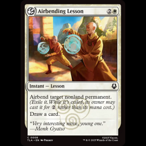 MTG Airbending Lesson Avatar: The Last Airbender tla#8
