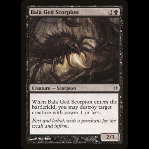 MTG Escorpión de Bala Ged (Bala Ged Scorpion) Rise of the Eldrazi roe#95