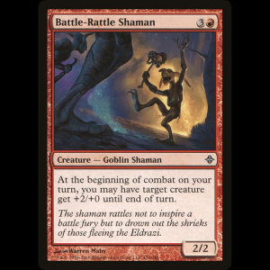 MTG Chamán estertor de batalla (Battle-Rattle Shaman) Rise of the Eldrazi roe#136