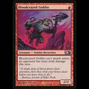MTG Bloodcrazed Goblin Magic 2011 m11#125