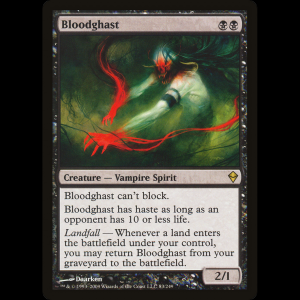 MTG Bloodghast Zendikar zen#83