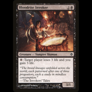MTG Invocador del rito sangriento (Bloodrite Invoker) Rise of the Eldrazi roe#97