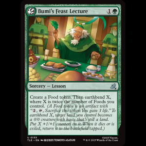 MTG Bumi's Feast Lecture Avatar: The Last Airbender Eternal tle#133