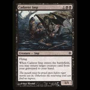 MTG Diablillo de cadáveres (Cadaver Imp) Rise of the Eldrazi roe#99