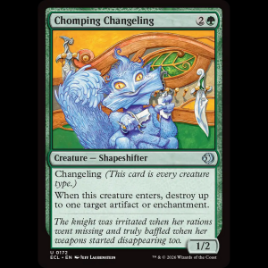 MTG Chomping Changeling Lorwyn Eclipsed ecl#172
