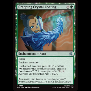 MTG Creeping Crystal Coating Avatar: The Last Airbender Eternal tle#136