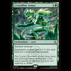 MTG Crystalline Armor Avatar: The Last Airbender Eternal tle#137