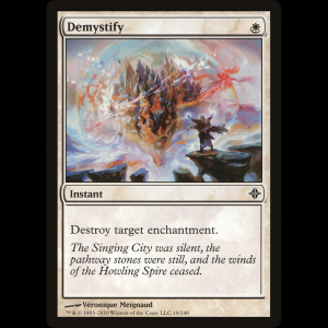 MTG Desmitificar (Demystify) Rise of the Eldrazi roe#18