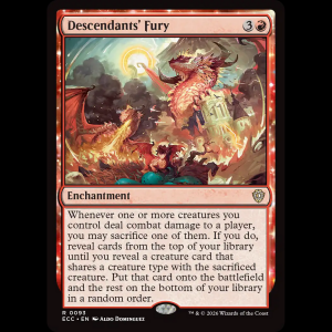 MTG Descendants' Fury Lorwyn Eclipsed Commander ecc#93