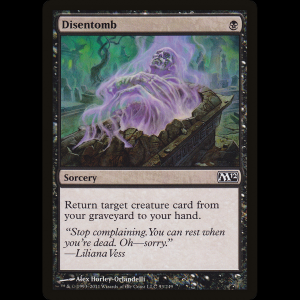 MTG Sacar de la tumba (Disentomb) Magic 2012 m12#93