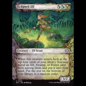 MTG Eclipsed Elf Lorwyn Eclipsed ecl#336
