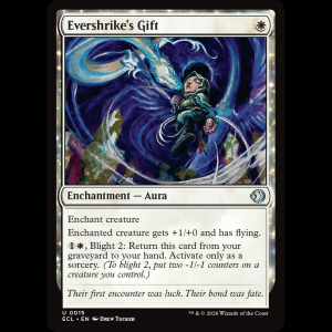 MTG Evershrike's Gift Lorwyn Eclipsed ecl#15