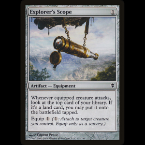 MTG Telescopio del explorador (Explorer's Scope) Zendikar zen#202