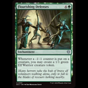 MTG Flourishing Defenses Lorwyn Eclipsed Commander ecc#107