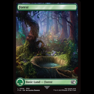 MTG Forest Final Fantasy fin#306
