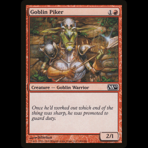 MTG Goblin Piker Magic 2010 m10#140