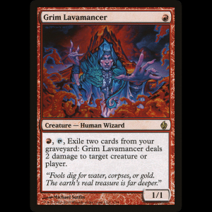 MTG Grim Lavamancer Premium Deck Series: Fire and Lightning pd2#1