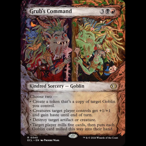 MTG Grub's Command Lorwyn Eclipsed ecl#340