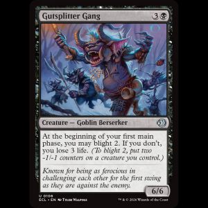 MTG Gutsplitter Gang Lorwyn Eclipsed ecl#106
