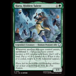 MTG Haru, Hidden Talent Avatar: The Last Airbender tla#182
