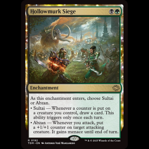 MTG Hollowmurk Siege Tarkir: Dragonstorm tdm#192