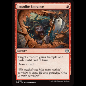 MTG Impolite Entrance Lorwyn Eclipsed ecl#146