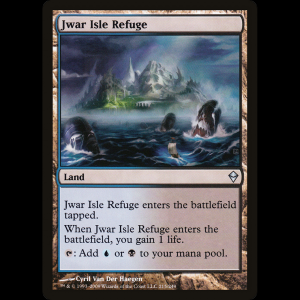 MTG Refugio de la Isla Jwar (Jwar Isle Refuge) Zendikar zen#215