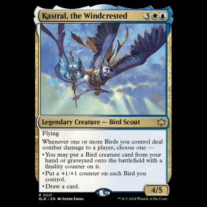 MTG Kastral, the Windcrested Bloomburrow Promos pblb#221p
