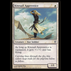 MTG Aprendiz de velacometa (Kitesail Apprentice) Worldwake wwk#10