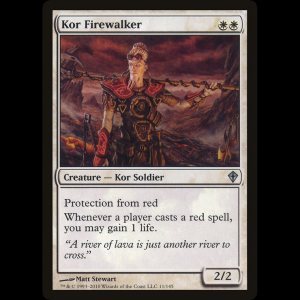 MTG Kor Firewalker Worldwake wwk#11