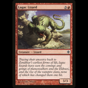 MTG Lagarto lagac (Lagac Lizard) Rise of the Eldrazi roe#154