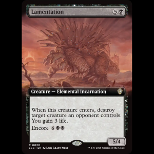 MTG Lamentation Lorwyn Eclipsed Commander ecc#30