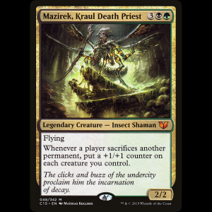 MTG Mazirek, Kraul Death Priest Commander 2015 c15#48