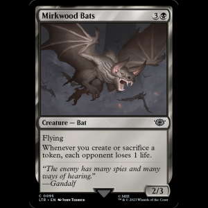 MTG Mirkwood Bats The Lord of the Rings: Tales of Middle-earth ltr#95