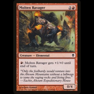MTG Devastador fundido (Molten Ravager) Zendikar zen#138