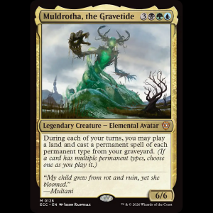 MTG Muldrotha, the Gravetide Lorwyn Eclipsed Commander ecc#128