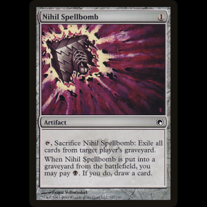 MTG Bombahechizo nihil (Nihil Spellbomb) Scars of Mirrodin som#187