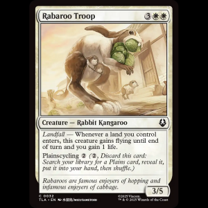 MTG Rabaroo Troop Avatar: The Last Airbender tla#32