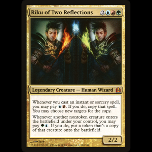 MTG Riku de los Dos Reflejos (Riku of Two Reflections) Commander 2011 cmd#220