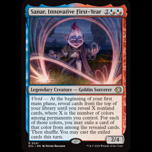 MTG Sanar, Innovative First-Year Lorwyn Eclipsed ecl#241