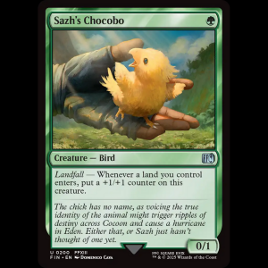 MTG Sazh's Chocobo Final Fantasy fin#200