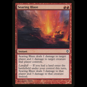 MTG Llamarada abrasadora (Searing Blaze) Worldwake wwk#90