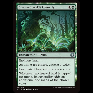MTG Shimmerwilds Growth Lorwyn Eclipsed ecl#194